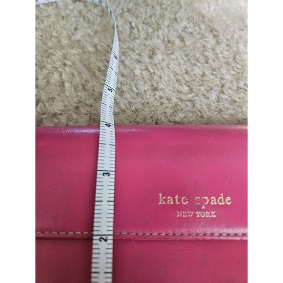 Pink Kate Spade pink leather wallet - Picture 12 of 16